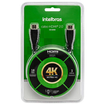 Cabo Hdmi Intelbras 2.0 De 3 Metros Ch 2030 - 4142030