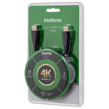 Cabo Hdmi Intelbras 2.0 De 3 Metros Ch 2030 - 4142030