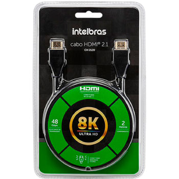 Cabo Hdmi Intelbras 2.1 De 2 Metros Ch 2120 - 4142120