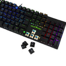 Teclado Gamer Viper Pro Semi Mecanico Rgb Naja - 408