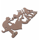 Porta Chave Cat Natural Em Mdf