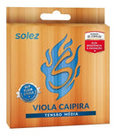 Jogo De Cordas P/viola Niquel Tensão Media Solez Slvc Tm