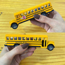 Miniatura ônibus Escolar Americano De Metal Abre Porta Ferro