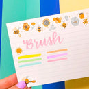 Kit Caneta Marca Texto Tom Pastel Marcador Escritório