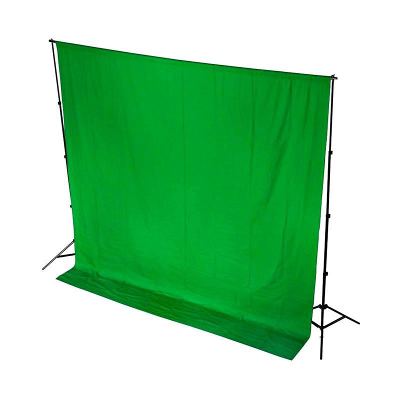 Tecido Chroma Key Fundo infinito Youtuber Verde Gravação 2m X 1,50m para edição de foto e videos