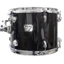 Bateria Acústica 2t Pr Sp Black Sparkle Preta Com Banco Ny F1rst