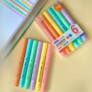 Kit Marca Texto Tons Pastéis Marcador Caneta Escolar