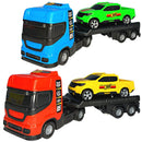 Caminhão Guincho Infantil Com Carrinho De Brinquedo Reboque