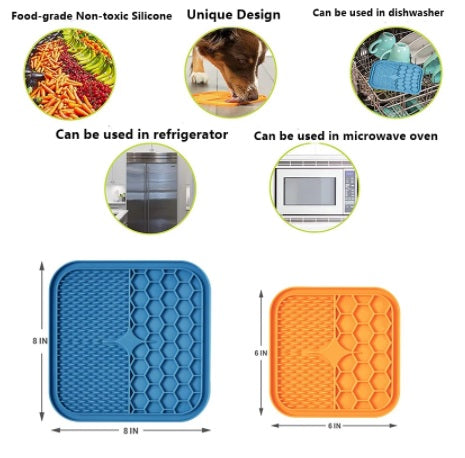 Pastilha de parede para lamber - Pet Lick Pad Alimentador