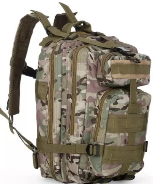 Mochila Tática Militar Assalt 30l Cinza Esverdeada Camuflada