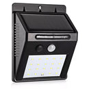 Luminária De Parede 20 Leds Energia Solar Com Sensor De Movimento e Presença Balizador À Prova D' Água