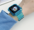 Pulseira transparente esportiva + estojo para Apple Watch