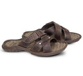 Chinelo Masculino De Couro Café 5000