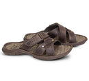 Chinelo Masculino De Couro Café 5000