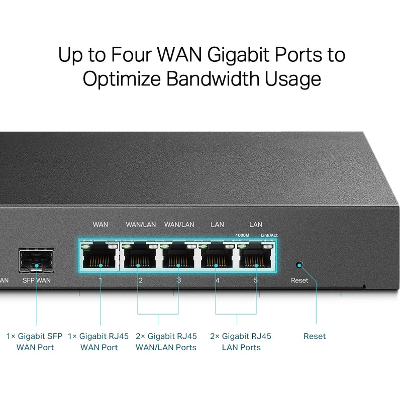 Roteador Vpn Gigabit Multi-wan Safestream Tl-er7206 Smb