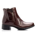 Bota Montaria Cano Curto Couro Comfort Café 1008