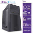COMPUTADOR HOME H100 POWERED BY ASUS - CELERON DUAL CORE J4005 4GB DDR4 SSD 120GB HDMI/VGA FONTE 200W WINDOWS 10 PRO