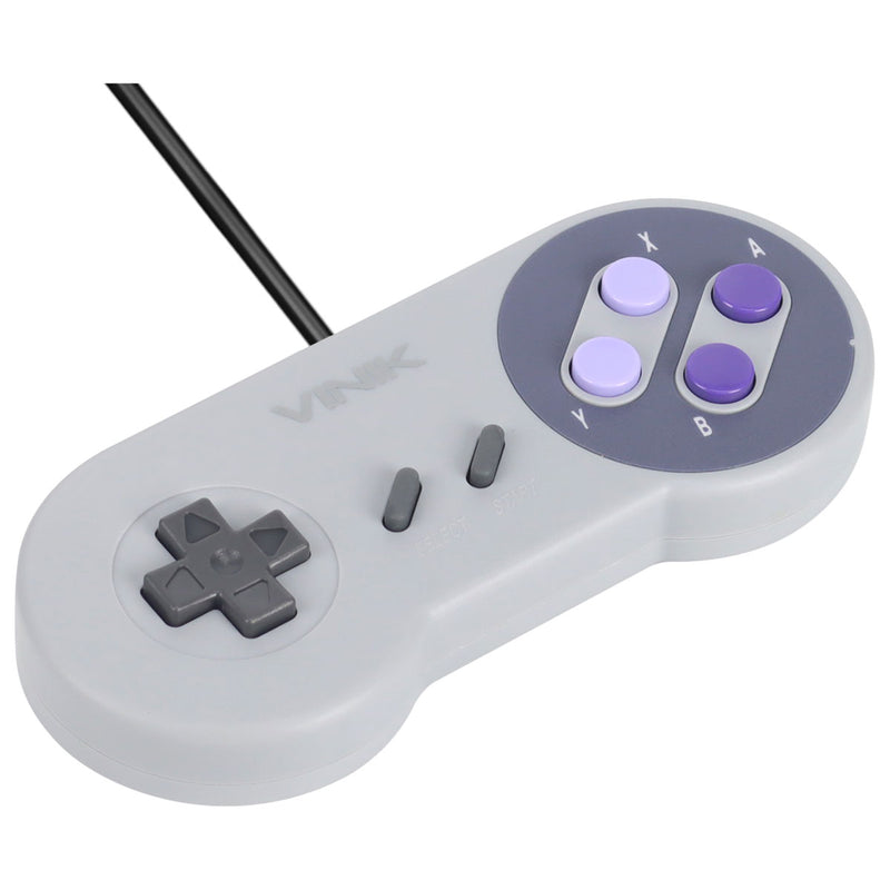 CONTROLE PARA PC COM FIO USB MODELO SNES