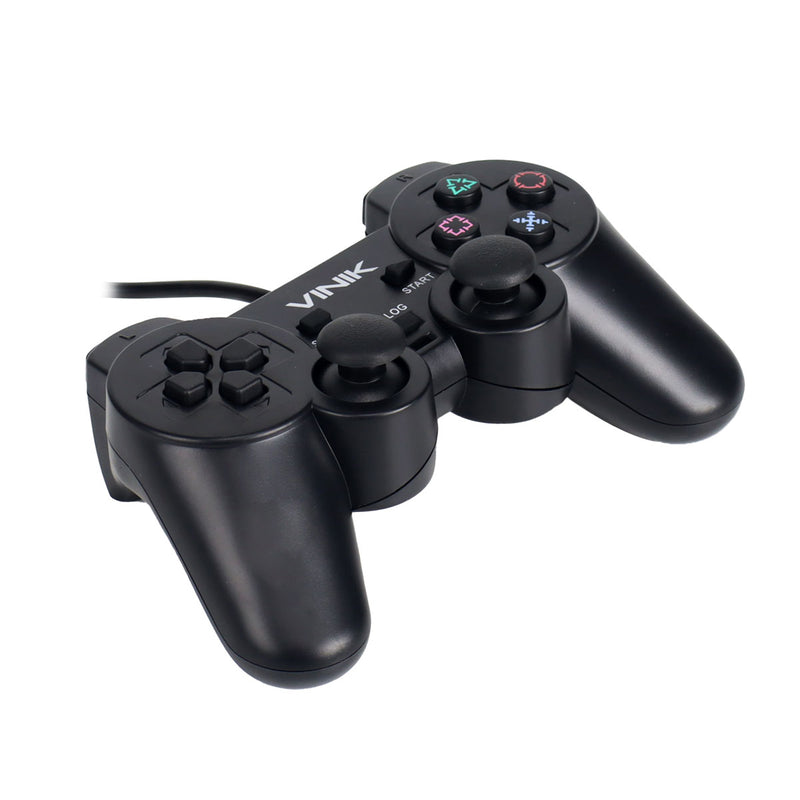 CONTROLE PARA PC COM FIO USB MODELO PLAY 2 PRETO