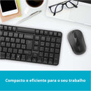 Teclado E Mouse Sem Fio 1000dpi Ra001 Preto