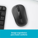 Mouse Sem Fio 1000dpi Ra007 Preto