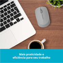 Mouse Sem Fio 1300dpi Bluetooth Ra010 Cinza