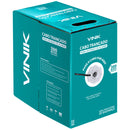 CABO 4 PARES TRANÇADOS  P/ ALARME 24AWG 300M PRETO
