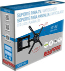 SUPORTE PARA TV LCD DE 10" A 55" SBRP140 PRETO - ARTICULADO, 4 MOVIMENTOS - INCLINAÇÃO DE ATÉ 15°