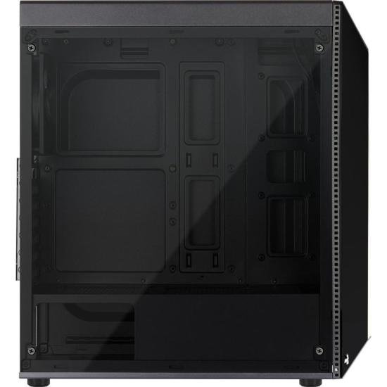 Gabinete Gamer Aerocool Shard Preto RGB Lateral Acrílico