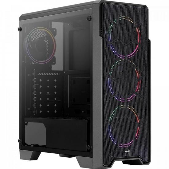 Gabinete Gamer Mid Tower ORE SATURN FRGB AEROCOOL