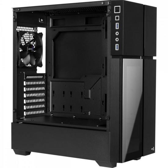 Gabinete Gamer Aerocool Playa Preto RGB Lateral Vidro