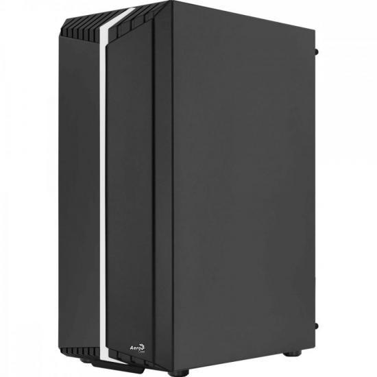 Gabinete Gamer Aerocool Bionic Preto RGB Lateral Vidro