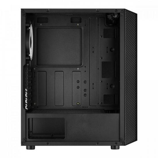 Gabinete Gamer Aerocool Hive Preto RGB Lateral Vidro