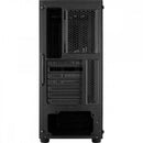 Gabinete Gamer Aerocool Mid Tower Menace Saturn FRGB Preto