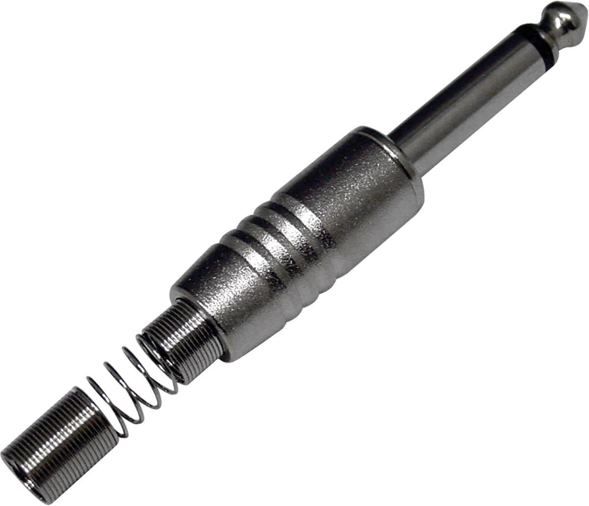 Plug P10 Mono Ninja Com Mola Em Latão Niquelado