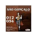 Encordoamento 012 Aco Prata C/bolinha P/violao 0.012 - 0.054 Sao Goncalo