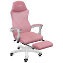 CADEIRA GAMER ROCKET BRANCA COM ROSA - CGR10BRS