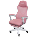 CADEIRA GAMER ROCKET BRANCA COM ROSA - CGR10BRS