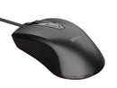 Mouse óptico Trust Carve, Usb, 1200dpi, 3 Botões Ambidestro - 23733