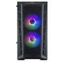 Gabinete Masterbox Mb311l Argb, Lateral Em Vidro Temperado, 2 Fans, Frontal Tela - Mcb-b311l-kgnn-s02