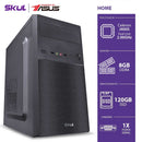 Computador Home H100 Powered By Asus - Dual Core J4005 2.00ghz Mem 8gb Ddr4 Udimm Ssd 120gb 1x Serial Fonte 200w