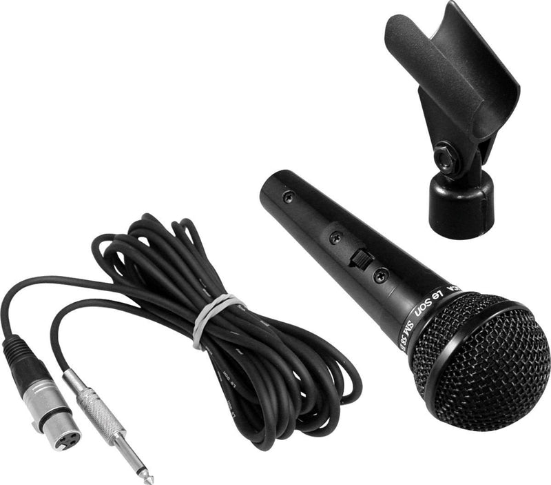 Microfone Metálico Preto Sm58 P4 - Resposta De Freqüências 50hz A 15 Khz - Impedância Baixa 250 Ohm