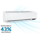 Ar Split 9000 Btus Samsung Inverter Quente/frio 220V