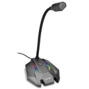 Microfone Gamer Usb Com Led Ph363