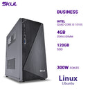 Computador B300 Quad Core I3 10105 Memória 4gb Ddr4 Ssd 120gb Fonte 300w Pfc Ativo Linux Ubuntu