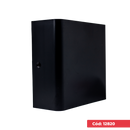 Luminaria Led Arandela Ip65 Preta 3w 3.000k Branca Morna Kian