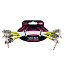 Cabo Pedal/pedal 6 (15,24 Cm) Plug Flat L/l Pct C/3 P06052 Branco Ernie Ball