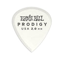 Palhetas Mini Prodigy 2.0mm Brancas Pct C/6 P09203 Ernie Ball