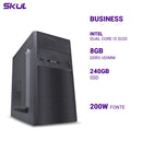 Computador Business B300 Dual Core I3 3220 Mem 8gb Ddr3 Ssd 240gb Fonte 200w Windows 10 Pro