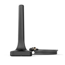 Antena Digital Hdtv 4 Em 1 Vhf/uhf/fm/hdtv Uso Interno Ou Externo Com Cabo 2,5 Metros Dtv-200